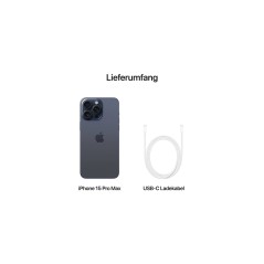Apple iPhone 15 Pro Max 6.7" 256GB Blue Titanium - Unleash Innovation and Style!